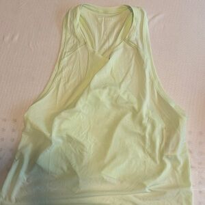 Athleta neon Green Women's Racerback running Tank Top